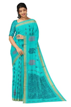 APCO Handloom - Women's Rahajmundry Pure Cotton Grey Handloom Saree (Angara Handloom Saree) 103 APCO Handloom - Women's Rahajmundry Pure Cotton Grey Handloom Saree (Angara Handloom Saree) 103