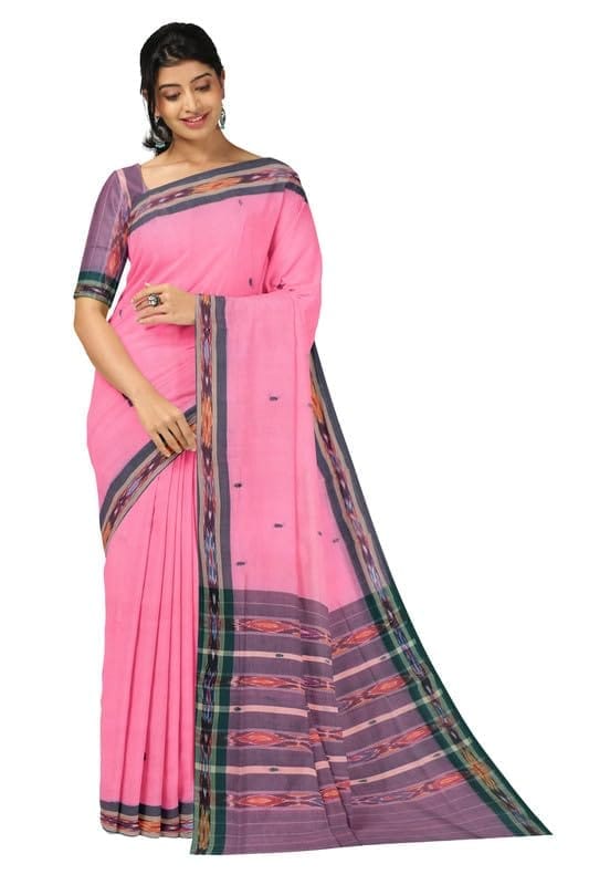 APCO Handloom (A Andhra Pradesh Govt Emporium)- Women's Traditional Pure Handloom Dulla Cotton Saree | DL0052