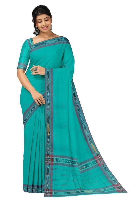 APCO Handloom (A Andhra Pradesh Govt Emporium)- Women's Traditional Pure Handloom Dulla Cotton Saree | DL0039