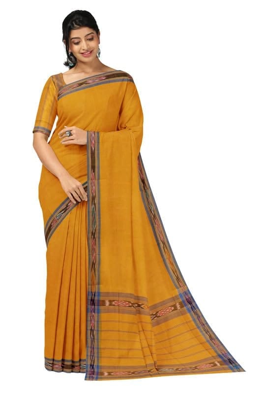 APCO Handloom (A Andhra Pradesh Govt Emporium)- Women's Traditional Pure Handloom Dulla Cotton Saree | DL0034