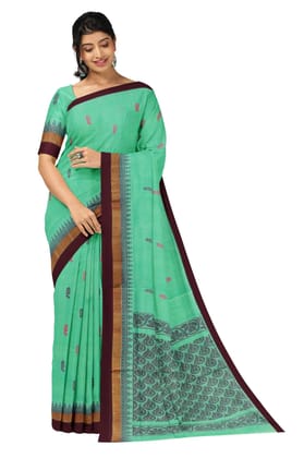 APCO Handloom (A Andhra Pradesh Govt Emporium)- Women's Traditional Pure Handloom Rajahmundry/Angara Cotton Saree | ACS0046
