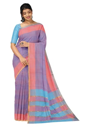 APCO Handloom (A Andhra Pradesh Govt Emporium)- Women's Traditional Pure Handloom Mangalagiri Cotton Saree | A0034MNG