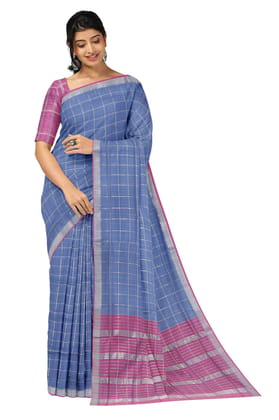 APCO Handloom (A Andhra Pradesh Govt Emporium)- Women's Traditional Pure Handloom Mangalagiri Cotton Saree | A0025MNG