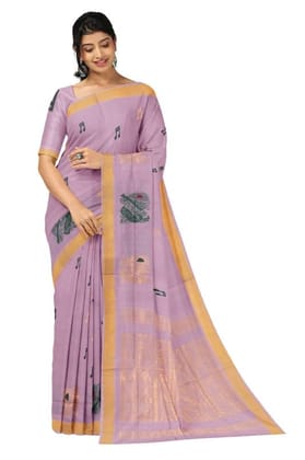 APCO Handloom - Women's Rahajmundry Pure Cotton Grey Handloom Saree (Angara Handloom Saree) 82