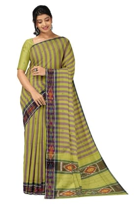 APCO Handloom (A Andhra Pradesh Govt Emporium)- Women's Traditional Pure Handloom Dulla Cotton Saree | DL0089