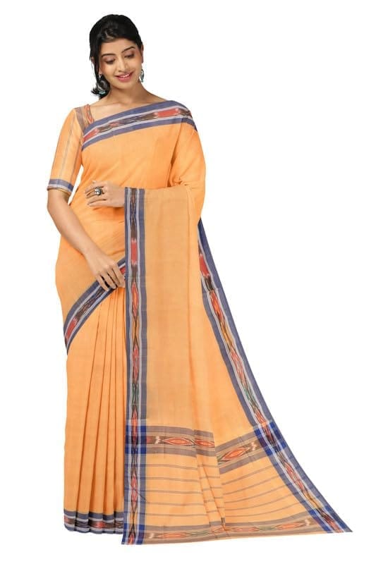 APCO Handloom (A Andhra Pradesh Govt Emporium)- Women's Traditional Pure Handloom Dulla Cotton Saree | DL0026