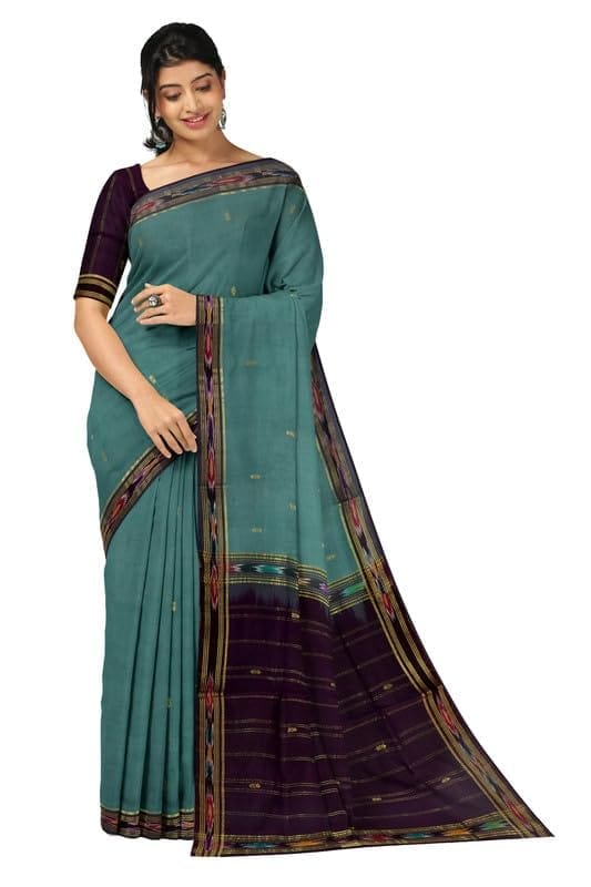 APCO Handloom (A Andhra Pradesh Govt Emporium)- Women's Traditional Pure Handloom Bandar (Polavaram) Cotton Saree | BCS0054