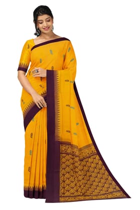 APCO Handloom (A Andhra Pradesh Govt Emporium)- Women's Traditional Pure Handloom Rajahmundry/Angara Cotton Saree | ACS0047 APCO Handloom (A Andhra Pradesh Govt Emporium)- Women's Traditional Pure Handloom Rajahmundry/Angara Cotton Saree | ACS0047