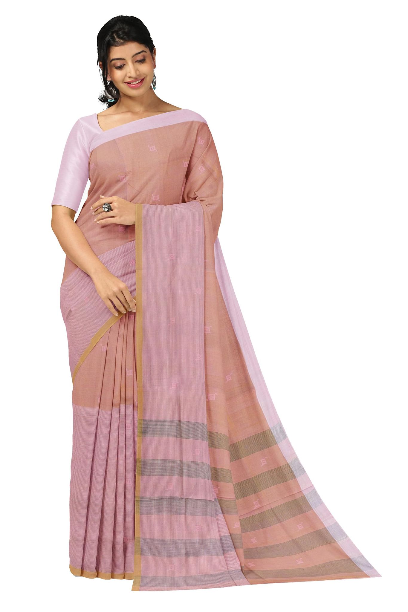 APCO Handloom (A Andhra Pradesh Govt Emporium)- Women's Traditional Pure Handloom Rajahmundry/Angara Cotton Saree | ACS0009