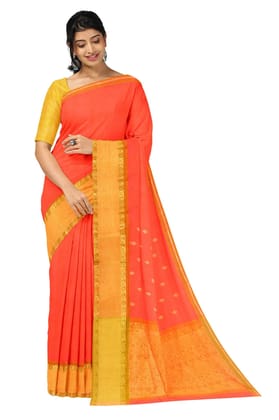 APCO Handloom (A Andhra Pradesh Govt Emporium)- Women's Traditional Pure Handloom Madhavaram Cotton Saree | A0106MDVRM APCO Handloom (A Andhra Pradesh Govt Emporium)- Women's Traditional Pure Handloom Madhavaram Cotton Saree | A0106MDVRM