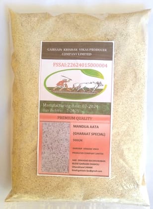 Mandua Aata (Gharaat Special) - 500gm Mandua Aata (Gharaat Special) - 500gm