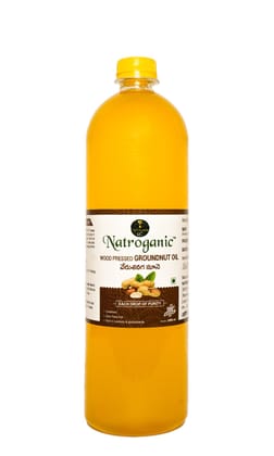 Natroganic Wood Pressed Groundnut Oil - 1L Natroganic Wood Pressed Groundnut Oil - 1L