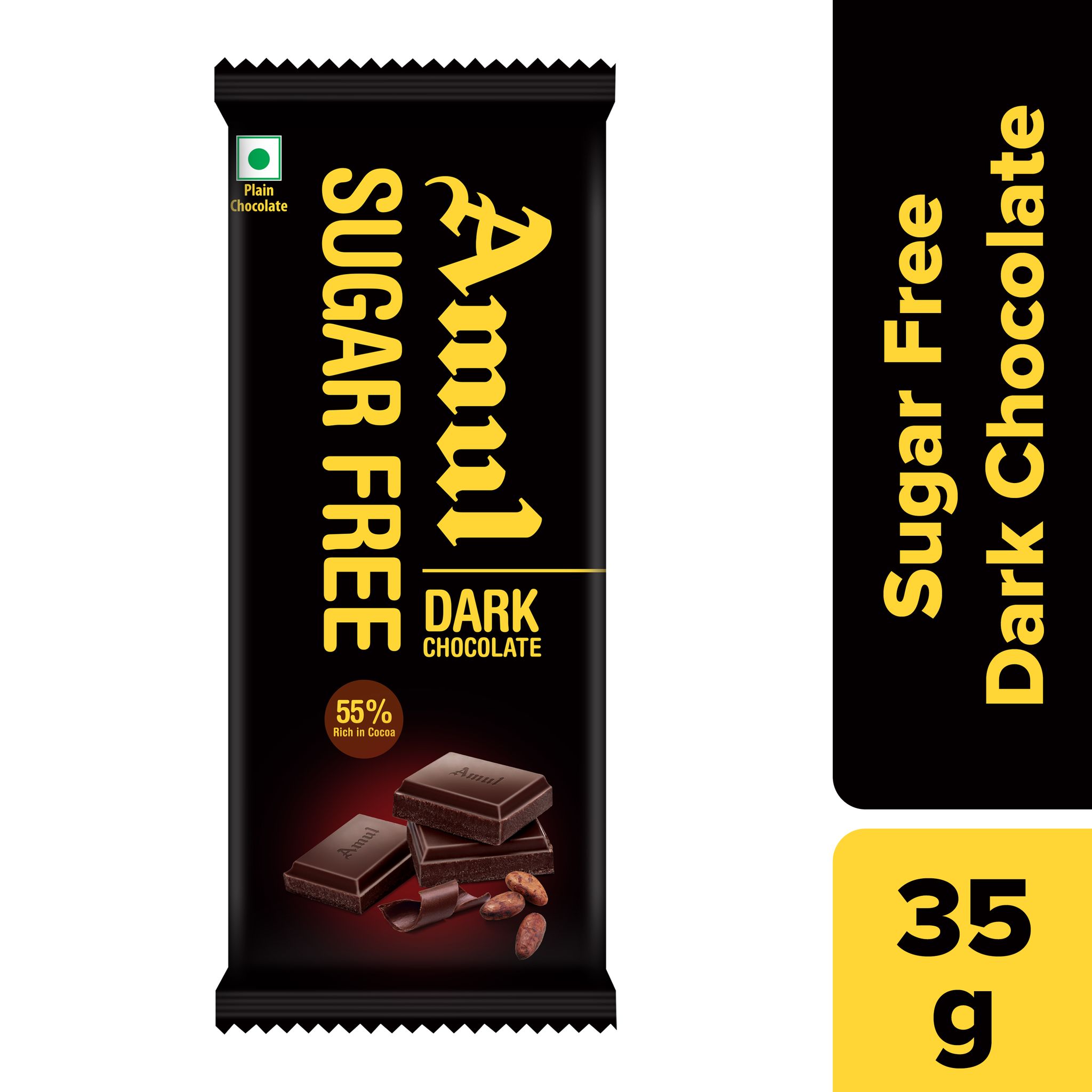 Amul Sugar Free Dark Chocolate