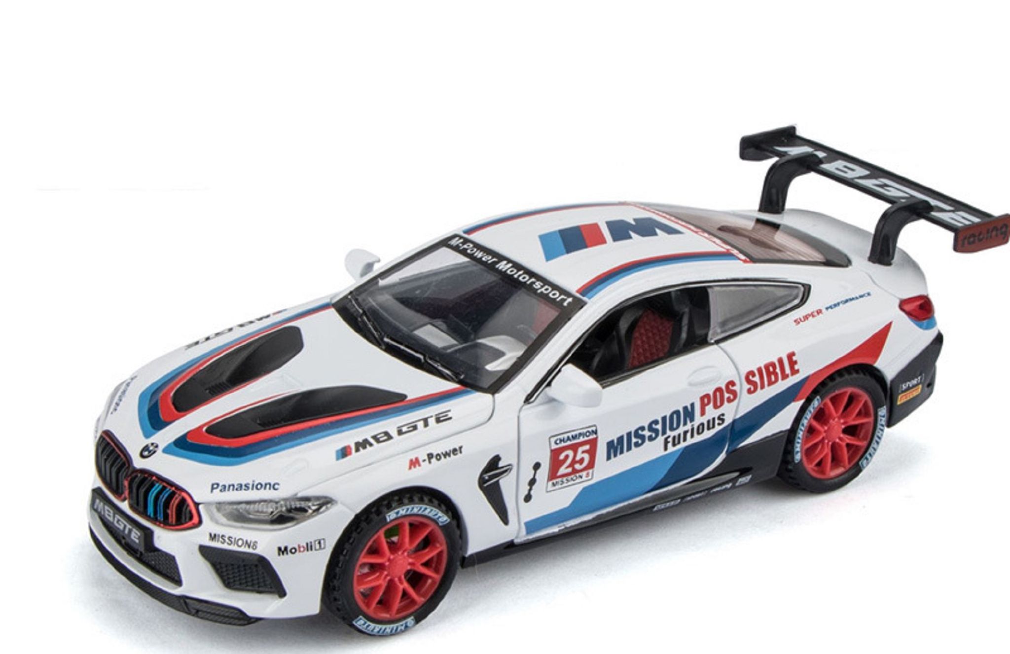 KTRS ENTERPRISE 1:32 Alloy Metal Pull Back Die-cast Car Model Car Pull Back car Super car with Openable Doors with Sound and Light Doors Light Music Boys Toys for Kids (MW M8)
