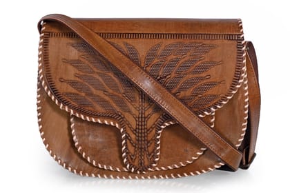 JITENDRA CHITARA; Vintage Genuine Floral Leather Crossbody Sling Bag For Womens. JITENDRA CHITARA; Vintage Genuine Floral Leather Crossbody Sling Bag For Womens.