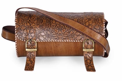 JITENDRA CHITARA; Leather Floral Sling Bag for Girls and Women, JITENDRA CHITARA; Leather Floral Sling Bag for Girls and Women,