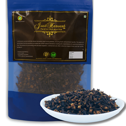 JustHarvest Whole Cloves (Laung), No artificial colours or preservatives (100, Grams) JustHarvest Whole Cloves (Laung), No artificial colours or preservatives (100, Grams)