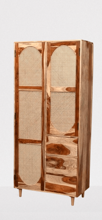 Jamani art craft; Sheesham Wood Wardrobe for living room , badroom  , hotel
