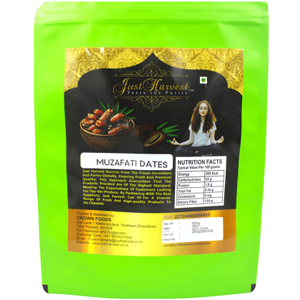Title: Just Harvest Muzafati Dates - 400g (Pack of 1) Title: Just Harvest Muzafati Dates - 400g (Pack of 1)