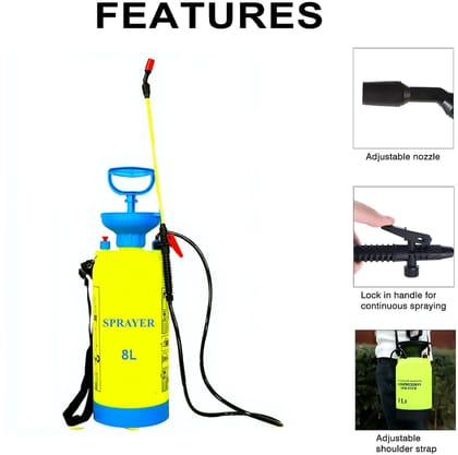 Greenery 8 Ltr Hand Held Sprayer (Pack of 1) Greenery 8 Ltr Hand Held Sprayer (Pack of 1)