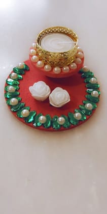 Two Layer Floating Candle Holder