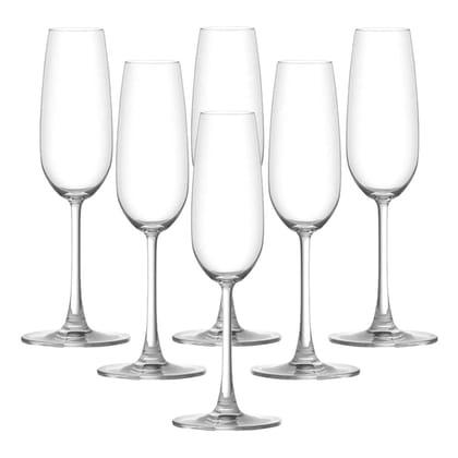 Ocean Madison Flute Champagne, 210ml, Set Of 6