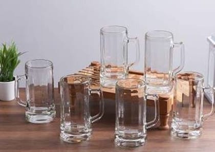 Ocean Munich Beer Mug, 355 ml, Set of 6 (Pack of 6) Ocean Munich Beer Mug, 355 ml, Set of 6 (Pack of 6)