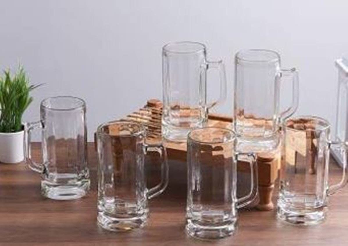 Ocean Munich Beer Mug, 355 ml, Set of 6 (Pack of 6)