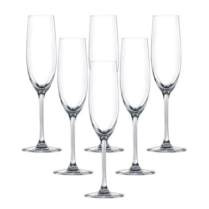 LUCARIS Bangkok Bliss Champagne Wine Glass Set 180 ml | Red Wine & White Wine Party Glasses LUCARIS Bangkok Bliss Champagne Wine Glass Set 180 ml | Red Wine & White Wine Party Glasses