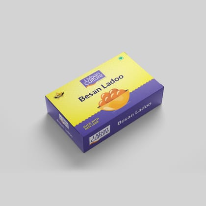 Urban Culture Besan Ladoo | Made with Desi Ghee - 200g | HANDMADE Urban Culture Besan Ladoo | Made with Desi Ghee - 200g | HANDMADE