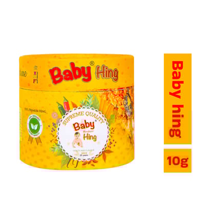 BABY Hing Crystals Strong Asafoetida (10g) | 100% Pure and Organic Hing for Cooking | Premium-Quality Hing