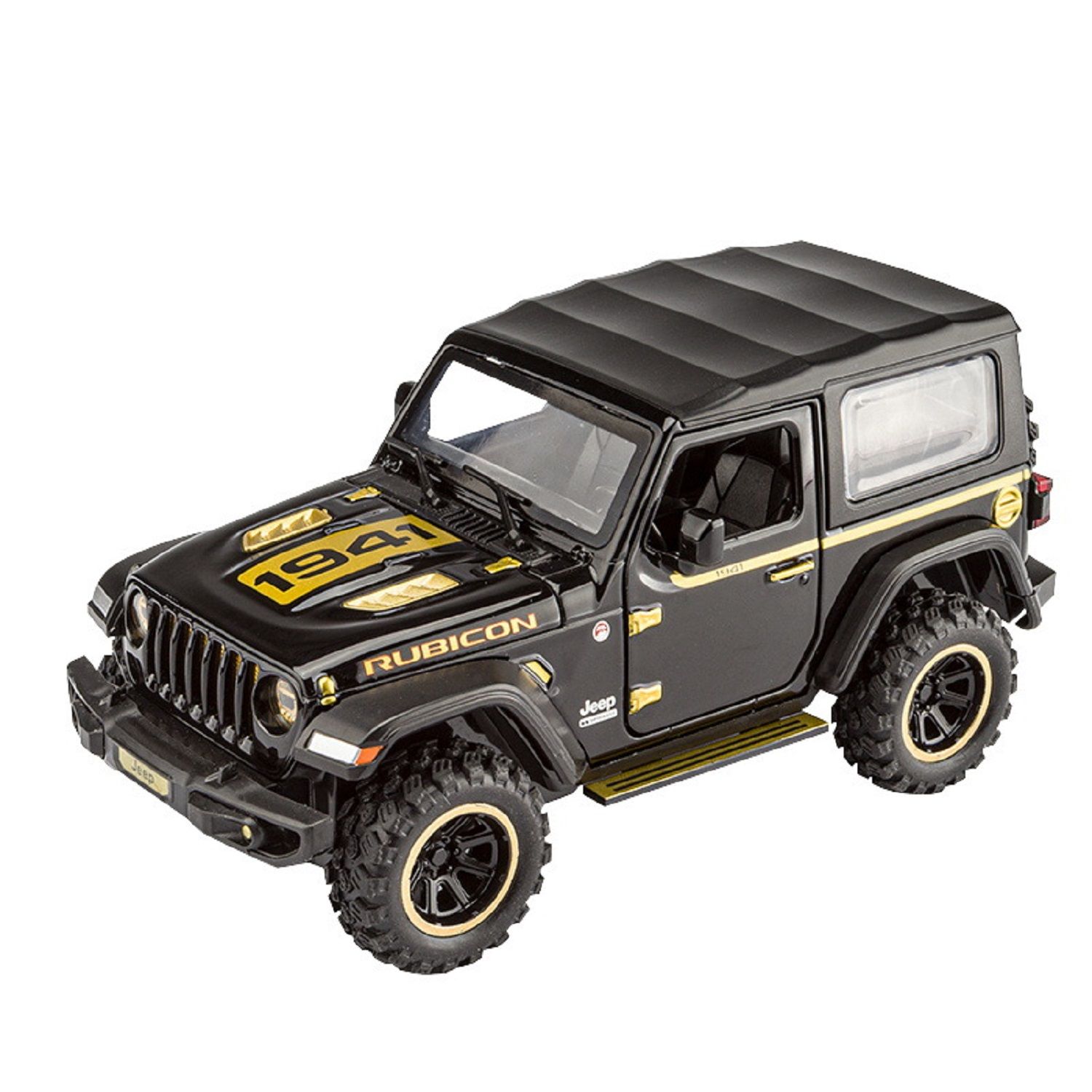 KTRS Enterprise 1:24 Alloy Metal Pull Back Die-cast Car Model Pull Back car Super Openable Doors Sound and Light Doors Light Music Boys Toys for Kids (Jeeu Robicon)