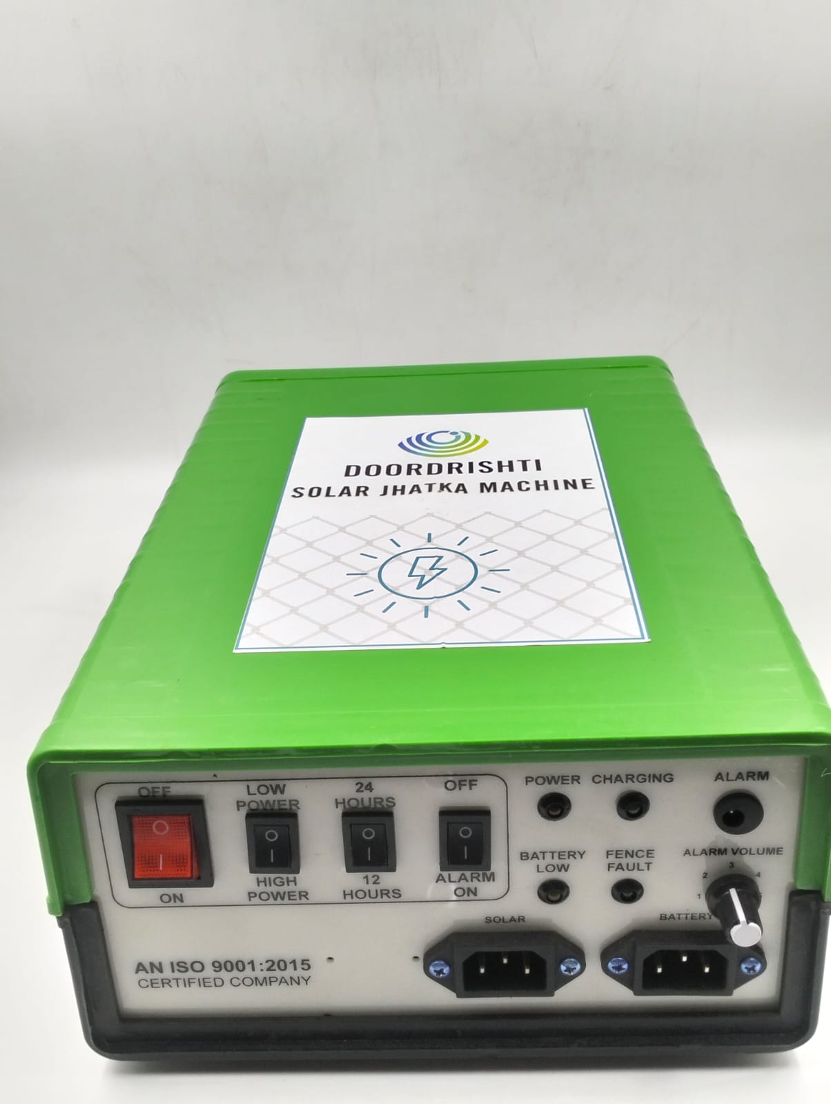 Doorsrishti - Zatka Machine 1 Acre full Set Component - 20 Watt Solar Panel, 5 Kg Clutch Wire, 50 Insulator, 10 Corner & Siren
