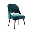Desire Creations & Construction Company ; Soft Serenity Back Cut Dining Chair for Living Room, Bedroom, and Restaurant | Comfortable Holend Velvet Fabric Seat with Rosewood Leg for CAF Desire Creations & Construction Company ; Soft Serenity Back Cut Dining Chair for Living Room, Bedroom, and Restaurant | Comfortable Holend Velvet Fabric Seat with Rosewood Leg for CAF