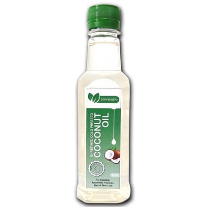 Jeevasassya Cold Pressed Coconut Oil - 250 ML - Unrefined for Cooking, Hair, Skin & Baby Massage (Chekku/Ghani) Jeevasassya Cold Pressed Coconut Oil - 250 ML - Unrefined for Cooking, Hair, Skin & Baby Massage (Chekku/Ghani)