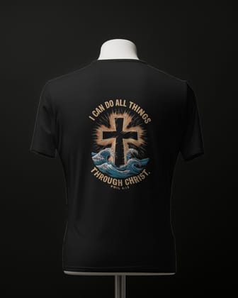 Women "I Can Do All Things Through Christ" Short-Sleeve Tee Women "I Can Do All Things Through Christ" Short-Sleeve Tee