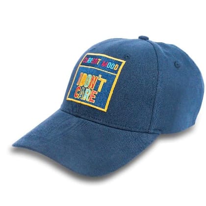 Nonchalant Attitude Premium Unisex Cotton Baseball Cap, 100% Cotton, Breathable, Carefree Style Navy Blue Nonchalant Attitude Premium Unisex Cotton Baseball Cap, 100% Cotton, Breathable, Carefree Style Navy Blue
