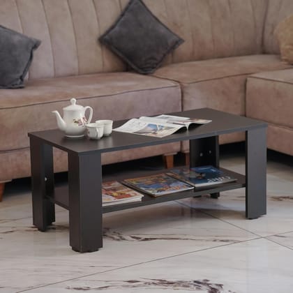 Shri Jangid Udhyog  ; Engineered Wood Coffee Table with Storage Shelf, Stylish Wooden Living Room Furniture
