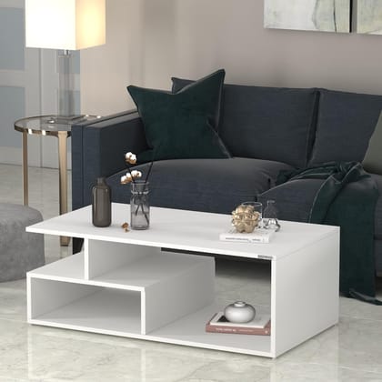 Shri Jangid Udhyog ; Engineered Wood Coffee Table with Storage Shelf, Stylish Wooden Living Room Furniture