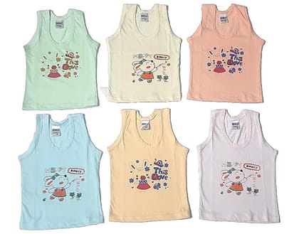 SUNUO Printed Vest baniyan Cotton Inner wear for Baby Summer wear Sleeveless Undershirts for Kids Sando ganji Tank-Tops Toddler Girls/Boys Pack of 6 (Multi, 3-4 Years) SUNUO Printed Vest baniyan Cotton Inner wear for Baby Summer wear Sleeveless Undershirts for Kids Sando ganji Tank-Tops Toddler Girls/Boys Pack of 6 (Multi, 3-4 Years)