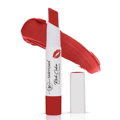 Shryoan Rich Color Non-Transfer Lipstick | Waterproof & Super Matte Finish | Long Stay Creamy Lipstick | Single Swipe Application (Berry Rush-07, 3.2gm) Shryoan Rich Color Non-Transfer Lipstick | Waterproof & Super Matte Finish | Long Stay Creamy Lipstick | Single Swipe Application (Berry Rush-07, 3.2gm)