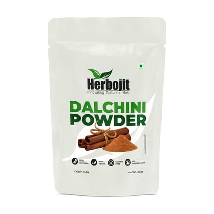 Herbojit Dalchini Powder 100% Natural & Vegan Gluten-Free 200g | Pure Cinnamon Powder Rich in Antioxidants & Flavor, No Preservatives Herbojit Dalchini Powder 100% Natural & Vegan Gluten-Free 200g | Pure Cinnamon Powder Rich in Antioxidants & Flavor, No Preservatives