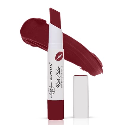 Shryoan Rich Color Non-Transfer Lipstick | Waterproof & Super Matte Finish | Long Stay Creamy Lipstick | Single Swipe Application (Grape Fruit-15, 3.2gm) Shryoan Rich Color Non-Transfer Lipstick | Waterproof & Super Matte Finish | Long Stay Creamy Lipstick | Single Swipe Application (Grape Fruit-15, 3.2gm)