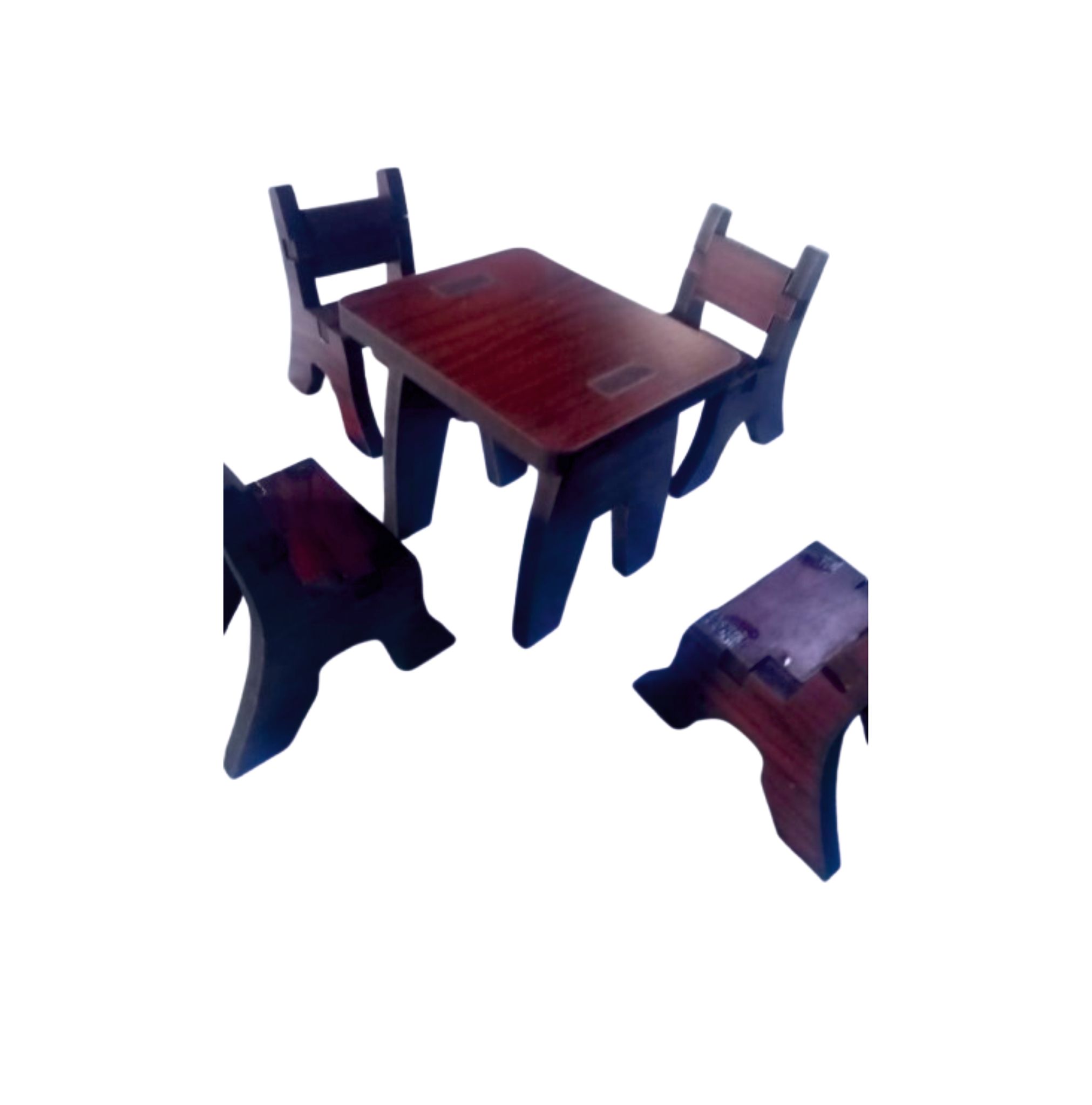 Kids Wooden Table and Chairs Set