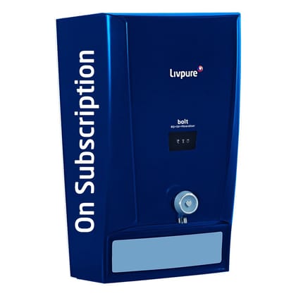 Livpure Rental Water Purifier | Silver Plan | 12 months Subscription | Bolt RO+UV+Mineraliser | 7 L Storage | No Service Cost & Free Filter Replacement for Lifetime | Suitable for all Water Sources Livpure Rental Water Purifier | Silver Plan | 12 months Subscription | Bolt RO+UV+Mineraliser | 7 L Storage | No Service Cost & Free Filter Replacement for Lifetime | Suitable for all Water Sources