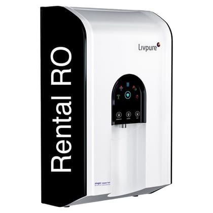 Livpure Rental Water Purifier 28 days Subscription |Zinger HOT RO+UV+UF+Copper+Taste Enhancer |6.5 L Storage |No Service Cost & Free Filter Replacement |Suitable for Tanker, Borewell & Municipal Water Livpure Rental Water Purifier 28 days Subscription |Zinger HOT RO+UV+UF+Copper+Taste Enhancer |6.5 L Storage |No Service Cost & Free Filter Replacement |Suitable for Tanker, Borewell & Municipal Water