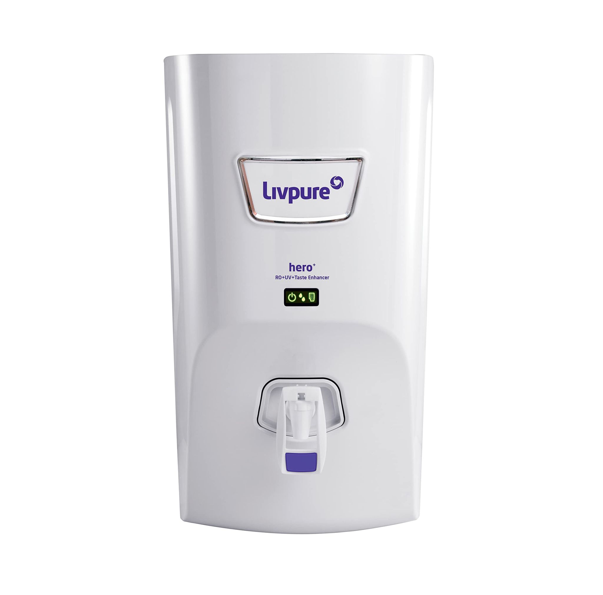 Livpure Hero Plus RO+UV+Smart TDS Adjuster Water Purifier for Home- 7 L Storage Tank,White