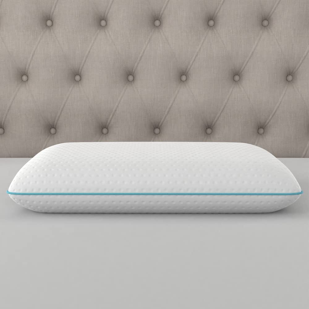 Livpure Smart Memory Foam Cool Gel Infused | Neck Support | Pillow with Removal Cover, Classic Size - White (Pack of 1)