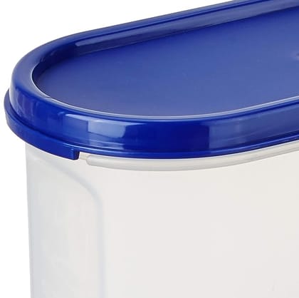 Large Airtight Food Storage Container with Blue Lid Large Airtight Food Storage Container with Blue Lid