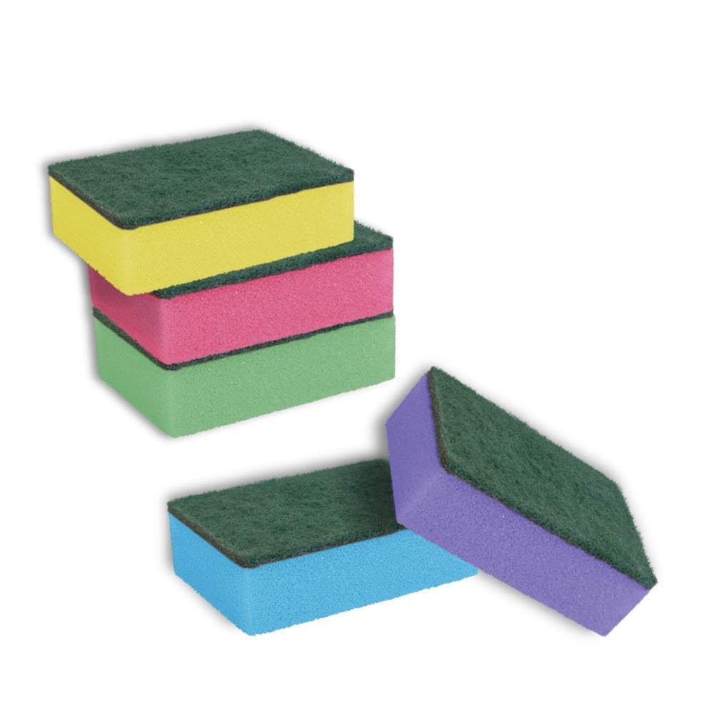 4-Pack Cellulose Sponges for Kitchen, Bathroom, and General Household Cleaning